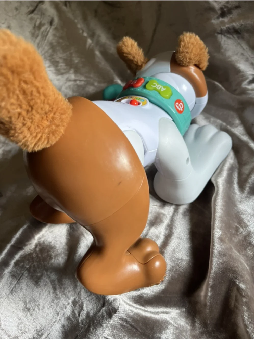 Fisher-Price Smart Stages123 Crawl With Me Puppy Musical Infant Toddler Toy
